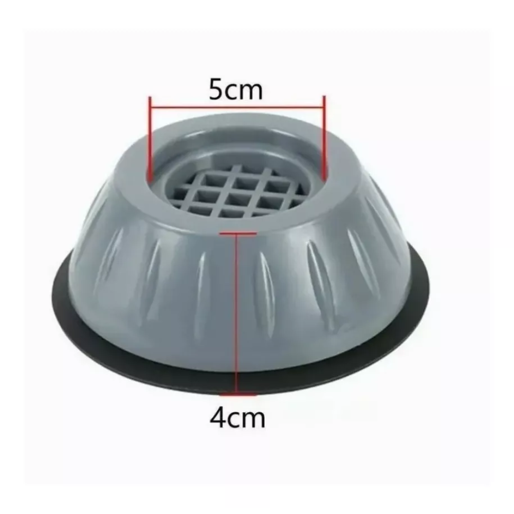 Almohadillas Antivibración / Antideslizante para Lavadoras - Pack 4 Unidades